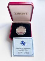 Gibraltar. 14 Ecus / 10 Pounds 1992 Knight on horseback,, Postzegels en Munten