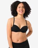 HEMA Dames push-up bikinitop cup A-E zwart, Kleding | Dames, Verzenden, Nieuw