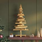 vidaXL Kerstbomen met standaard Bruin 90 cm Massief, Diversen, Kerst, Verzenden, Nieuw