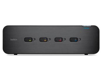 BELKIN Advanced Secure Ultra High Def Quad-Head KVM Switch beschikbaar voor biedingen