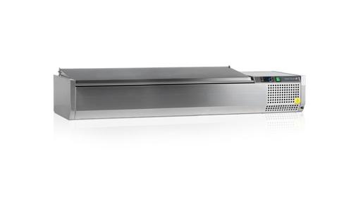 Tefcold saladiere | opzet koelvitrine | deksel | 160 cm |, Zakelijke goederen, Horeca | Keukenapparatuur, Nieuw in verpakking