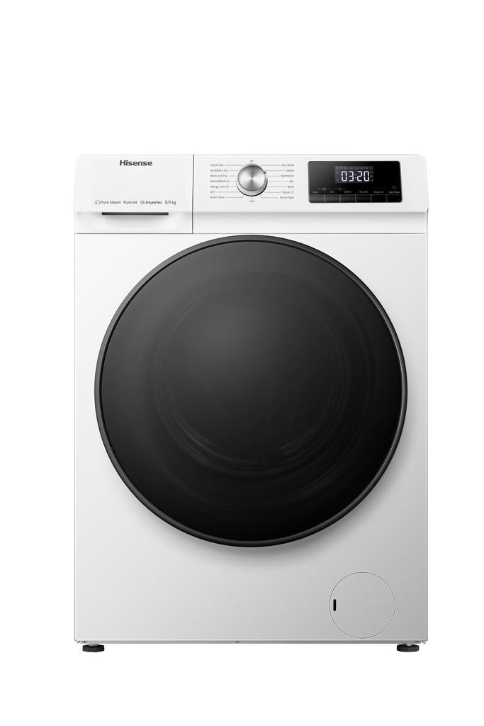 Hisense WDQA8014EVJM Was-droogcombinatie Vrijstaand381, Witgoed en Apparatuur, Wasmachines, Nieuw, 95 cm of meer, Ophalen of Verzenden