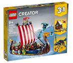 Lego Creator 31132 Vikingschip en de Midgaardslang, Nieuw, Ophalen of Verzenden