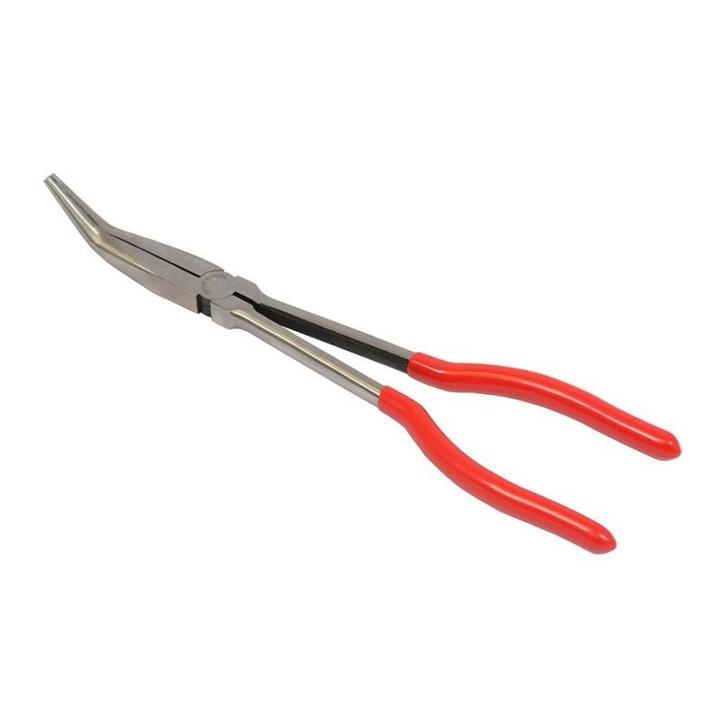 Extra lange punttang met 45 graden gebogen bek, Doe-het-zelf en Verbouw, Gereedschapskisten, Ophalen of Verzenden