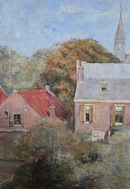 William Anton Joseph Claus (1862-1926) - Uitzicht op, Antiek en Kunst, Kunst | Schilderijen | Klassiek