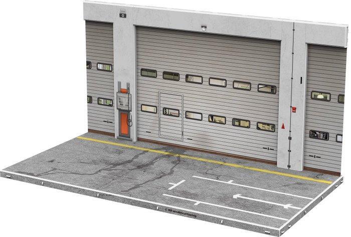 SD-modelcartuning 1:18 - Modelauto - Pitlane - Pitbox, Hobby en Vrije tijd, Modelauto's | 1:5 tot 1:12
