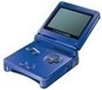 GBA SP (Donkerblauw) (GameBoy Advance), Verzenden, Gebruikt