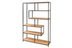 industrieele boekenkast SLIM LINE 185x114cm wilde eik zwart, Huis en Inrichting, Kasten | Overige, Ophalen of Verzenden, Nieuw