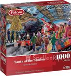 Santa at the Station Puzzel (1000 stukjes) | Falcon -, Verzenden, Nieuw
