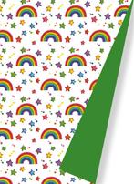1 rol cadeaupapier - Rainbow Green - 30 cm breed, Hobby en Vrije tijd, Nieuw, Ophalen of Verzenden