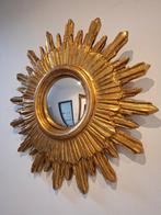 Miroir soleil vintage - Spiegel- Houten.  - Hout