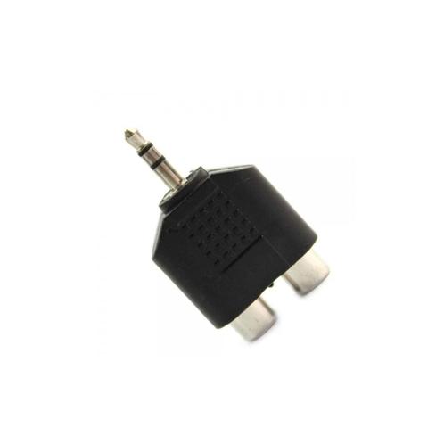 3.5mm Audio Jack Out Plug to 2 RCA Splitter Adapter AL010, Computers en Software, Accu's en Batterijen, Nieuw, Verzenden