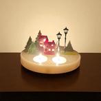 Gekleurde Kerstdorp, Antiek en Kunst, Verzenden