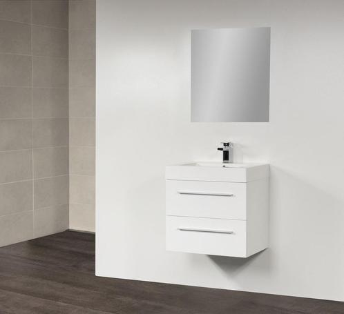 Badkamermeubel Exclusive Florence 60 cm Wit, Doe-het-zelf en Verbouw, Sanitair, Bad, Nieuw, Ophalen of Verzenden