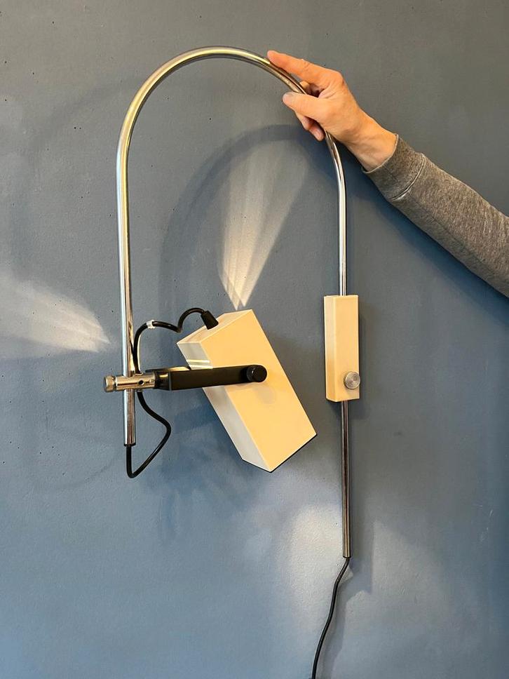 Vintage Philips Arc Wall Lamp, Huis en Inrichting, Lampen | Wandlampen, Ophalen of Verzenden