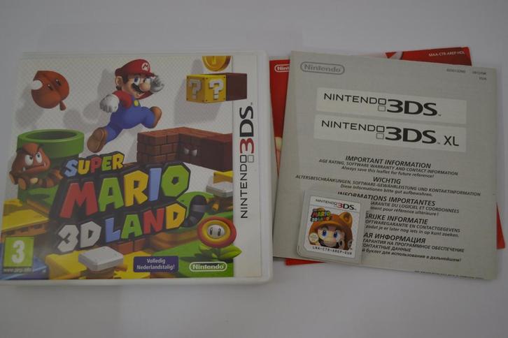 Super Mario 3D land  (3DS HOL), Spelcomputers en Games, Games | Nintendo 2DS en 3DS, Zo goed als nieuw, Verzenden