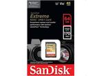Veiling - SanDisk SDXC Extreme 64GB 170/80 mb/s - V30, Audio, Tv en Foto, Fotografie | Geheugenkaarten, Nieuw