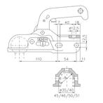 Kogelkoppeling WW 3000KG all-fit / ALBE 300R-BH -, Ophalen of Verzenden, Nieuw