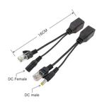 Netwerk POE Splitter - RJ45 - Power over Ethernet - 0.16m -, Verzenden, Nieuw
