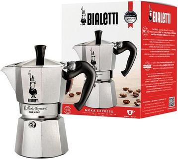 Bialetti Moka Express - Percolator - 6 kops - Aluminium beschikbaar voor biedingen