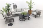 Durban/Rhodos stoel-bank loungeset - 5-delig, Nieuw, Overige materialen, Loungeset, Verzenden