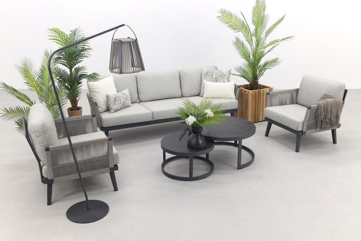 Durban/Rhodos stoel-bank loungeset - 5-delig, Tuin en Terras, Tuinsets en Loungesets, Loungeset, Nieuw, Overige materialen, Verzenden