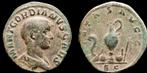 238ad Roman Gordian Iii, as Caesar Ae sestertius emblems..., Verzenden