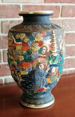 Kyoto Satsuma moriage vaas - Porselein - Japan - Taish, Antiek en Kunst