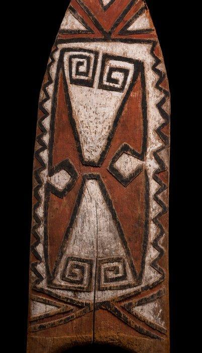 Zeldzaam Telefomin deurplank - Papoea-Nieuw-Guinea, Antiek en Kunst, Kunst | Niet-Westerse kunst