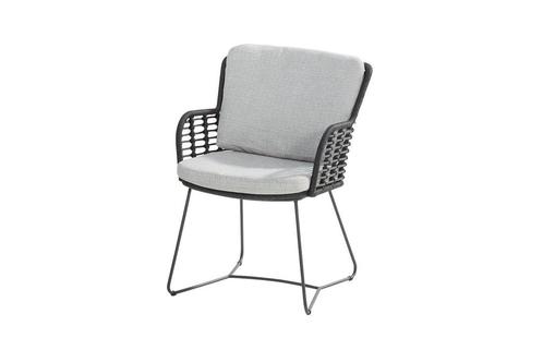 4-Seasons Fabrice tuinstoel - Antraciet (1 stuk) | AANVRAAG, Tuin en Terras, Tuinstoelen, Nieuw, Overige materialen, Verzenden