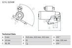 Startmotor / Starter MITSUBISHI LANCER VIII,Sportback (..., Auto-onderdelen, Nieuw, Ophalen of Verzenden