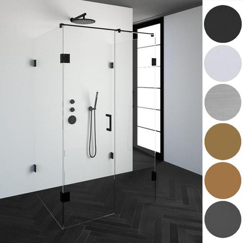 Douchecabine Compleet Just Creating Profielloos XL 80x120 cm, Doe-het-zelf en Verbouw, Sanitair, Douche, Nieuw, Chroom, Ophalen of Verzenden