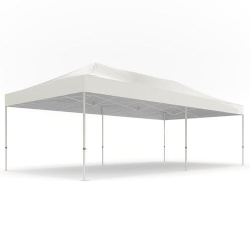 Easy up partytent 4x8m - Professional | Heavy duty PVC | Wit, Tuin en Terras, Partytenten, 6 meter of meer, Minder dan 5 meter