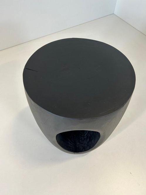 Elite - Kruk - Omhelzing - NUOVO Massief teak hout zwart, Antiek en Kunst, Antiek | Meubels | Stoelen en Banken