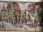 Wandtapijt - 75 cm - 165 cm - Groot wandkleed stad, Antiek en Kunst