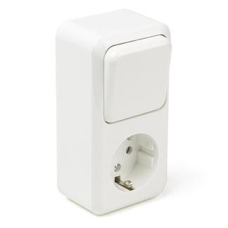 Stopcontact met schakelaar | Q-link, Doe-het-zelf en Verbouw, Elektra en Kabels, Nieuw, Verzenden