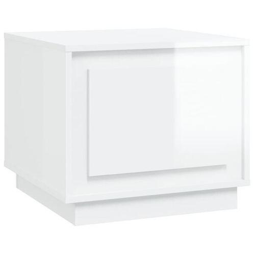 Salontafel Wit | Compact & Stijlvol | OP = OP, Huis en Inrichting, Tafels | Salontafels, 50 tot 100 cm, Vierkant, Nieuw, Overige houtsoorten