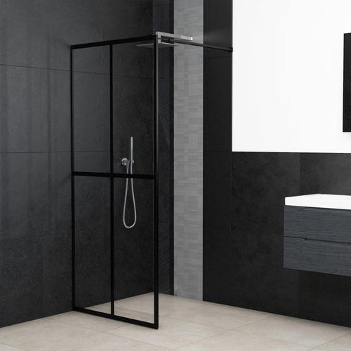 vidaXL Inloopdouchewand 90x195 cm transparant gehard glas, Doe-het-zelf en Verbouw, Sanitair, Nieuw, Verzenden