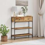 vidaXL Console Tafel Oud hout 72,5 x 25 x 75 cm Gelaagd hout, Huis en Inrichting, Tafels | Bijzettafels, Verzenden, Nieuw, 60 cm of meer