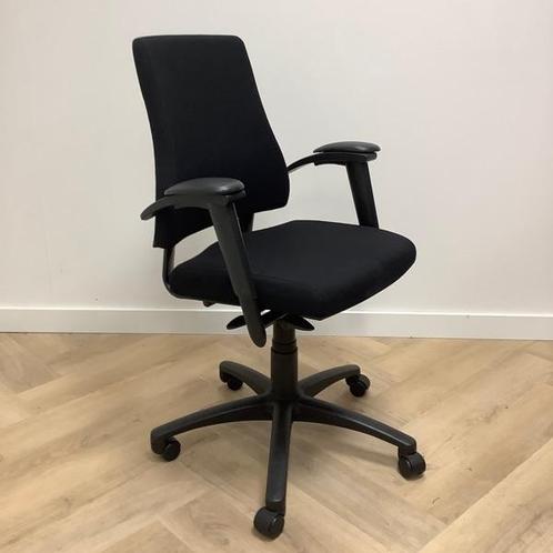 Tweedehands BMA Axia Ergo- bureaustoel, zwart, Huis en Inrichting, Bureaustoelen, Bureaustoel, Zwart, Gebruikt, Ergonomisch, Ophalen of Verzenden