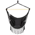 Luxe Hangmat voor Binnen en Buiten - Zwarte Braziliaanse..., Huis en Inrichting, Stoelen, Ophalen of Verzenden, Nieuw