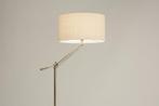 Rietveld Vloerlampen - Messing , Beige - Stof, Metaal, Huis en Inrichting, Lampen | Vloerlampen, Verzenden, Nieuw