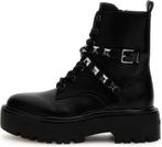 Guess - Maat 37 - Vaida Dames Veterboots/Laarzen - Zwart -, Nieuw, Verzenden