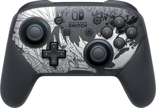 Nintendo Switch Pro Controller - Monster Hunter Rise:, Spelcomputers en Games, Spelcomputers | Overige, Zo goed als nieuw, Ophalen of Verzenden