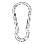 FORTEX Karabijnhaak 5x50mm WLL 50 kg verzinkt DIN 5299, Verzenden, Nieuw