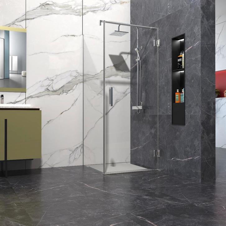 Sani Royal Douchecabine 90x90cm Anti-Kalk met, Doe-het-zelf en Verbouw, Sanitair