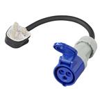 ProPlus Verloopkabel - 40 cm - UK stekker naar CEE - IP44..., Ophalen of Verzenden, Nieuw