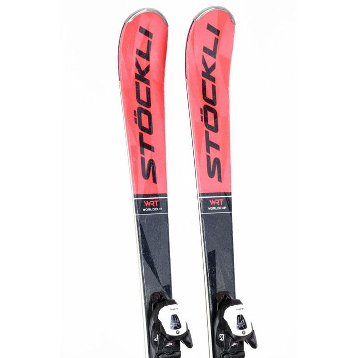 128 139 145 kinder skis STOCKLI GS WRT TEAM, grip walk, woo, Sport en Fitness, Skiën en Langlaufen, Gebruikt, Verzenden