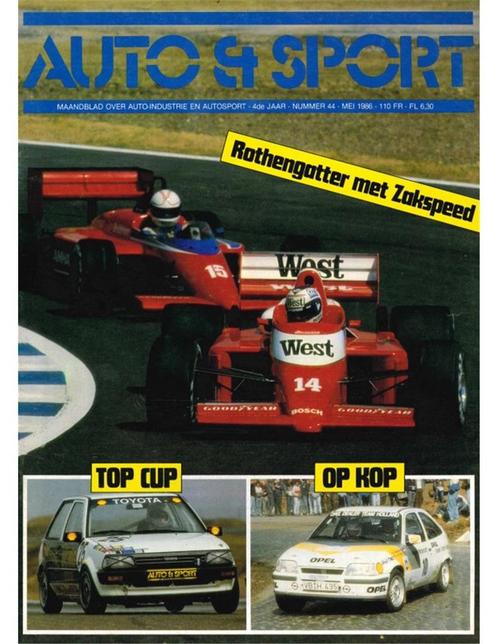 1986 AUTO & SPORT MAGAZINE MEi NEDERLANDS, Boeken, Auto's | Folders en Tijdschriften