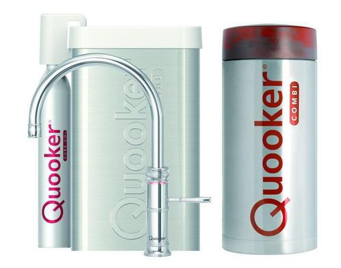 €2316 QUOOKER COMBI+ CLASSIC FUSION ROUND CHROOM + CUBE – 2, Huis en Inrichting, Keuken | Keukenbenodigdheden, Ophalen of Verzenden